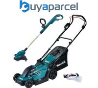 Makita DLM330Z 18v LXT Cordless Lawn Mower 33cm + DUR181Z Grass Trimmer Strimmer