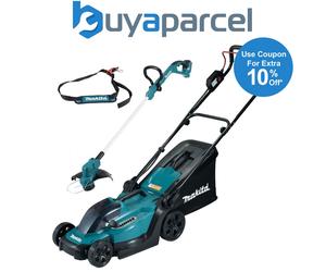 Makita DLM330Z 18v LXT Cordless Lawn Mower 33cm + DUR193Z Grass Trimmer Strimmer