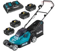 Makita DLM382 18v / 36v LXT Cordless Lithium Battery Lawn Mower 4 x 6.0ah