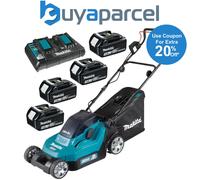 Makita DLM382PF4 18v / 36v LXT Cordless Lithium Battery Lawn Mower 4 x 3.0ah