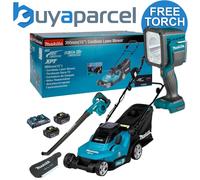 Makita DLM382PT2 18v / 36v LXT Cordless Battery Lawn Mower + Blower Vacuum 5ah