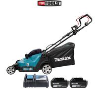 Makita DLM432 18V / 36V LXT Cordless Lawn Mower + 2 x 6Ah Batteries & Charger
