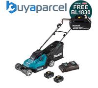 Makita DLM432 Twin 18v / 36v LXT Cordless 43cm Lawn Mower Soft Start 2 x 5AH