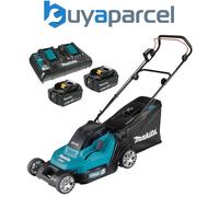 Makita DLM432 Twin 18v / 36v LXT Cordless 43cm Lawn Mower Soft Start 2 x 5AH