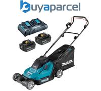 Makita DLM432 Twin 18v / 36v LXT Cordless 43cm Lawn Mower Soft Start 2 x 6AH