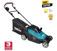 Makita DLM432PT2 Lawnmower 43cm Cut 36V (18Vx2) 40L Box - Batteries Included