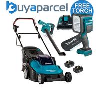 Makita DLM432PT2 Twin 18v / 36v LXT Cordless 43cm Lawn Mower + Blower Vacuum 5ah
