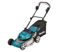 Makita DLM460PG2 Twin 18v Cordless 46cm Cut Push Type Steel Deck Lawnm