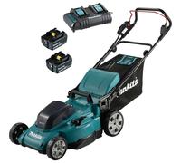 Makita DLM480 Twin 18v LXT Cordless Lawnmower 480mm 2 x 5ah Li-ion Charger