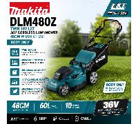 Makita Dlm480z Cordless Lawn Mower Silver