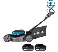 Makita DLM530 18V / 36V LXT Brushless 53cm Lawn Mower With 2 x 5.0Ah Batteries