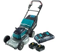 Makita DLM533 Twin 18v LXT Cordless Brushless Lawnmower 530mm 2 x 6ah Li-ion Charger