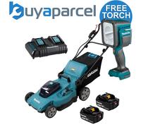 Makita DLM538 Twin 18v LXT Cordless Lawnmower 530mm 2 x 5ah Li-ion Charger