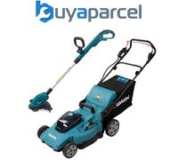 Makita DLM538Z Twin 18V / 36V LXT 530mm Push Lawn Mower + DUR181Z 18V Strimmer