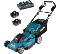 Makita DLM539 Twin 18v LXT Cordless Lawnmower 530mm 2 x 5ah Li-ion Charger