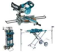 Makita Dls714Nz Slide Compound Mitre Saw 18V 36V Lxt 190mm + Deawst05 Leg Stand
