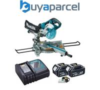 Makita DLS714RME Slide Compound Mitre Saw 18v 36v LXT 190mm, 2 x 4.0ah + Charger