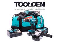 Makita DLX2025M31 18V 3 Piece Kit with 2x 4.0Ah Batteries