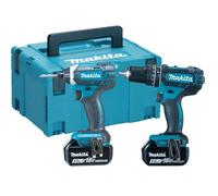 Makita DLX2131TJ 18V 2x5.0Ah Li-ion Combi/Impact Twin Kit
