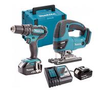 Makita 18V LXT Twin Pack - MAKDLX2134TJ