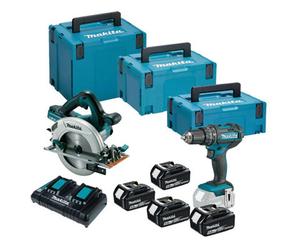 Makita Dlx2140Ptj 18V Twin Pack