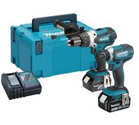 Makita Dlx2145Rj 18V Lxt Dhp458 Combi Drill + Dtd152 Impact Driver 2 X 3.0Ah