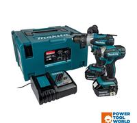 Makita DLX2145TJ 18V Li-ion Hammer Drill And Impact Driver 2 x 5.0Ah