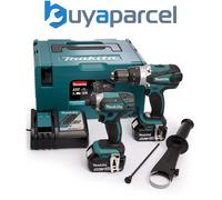 Makita DLX2145TJ 18V Li-ion Hammer Drill And Impact Driver 2 x 5.0Ah