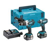 Makita DLX2145TJ Cordless 18V Combi Drill & Impact Driver Kit