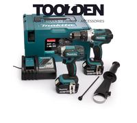 Makita DLX2145TJ Cordless 18V Combi Drill & Impact Driver Kit