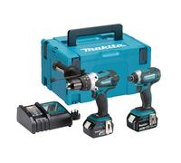 Makita DLX2145TJ Cordless 18V Combi Drill & Impact Driver Kit