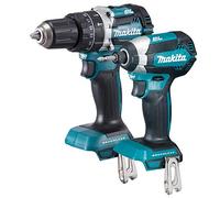Makita DLX2180 18V DHP484 Combi Dill & DTD153 Impact Driver Twin Pack Body Only