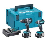 Makita DLX2180TJ 2 Piece Kit 18V LXT Li-ion (2 x 5.0Ah Batteries)