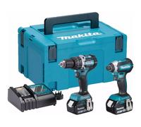 Makita DLX2180TJ 2 Piece Kit 18V LXT Li-ion (2 x 5.0Ah Batteries)