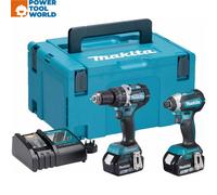 Makita DLX2180TJ 2 Piece Kit 18V LXT Li-ion (2 x 5.0Ah Batteries)
