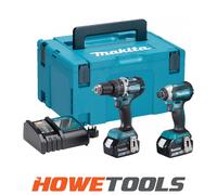 Makita DLX2180TJ 2 Piece Kit 18V LXT Li-ion (2 x 5.0Ah Batteries)