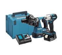 Makita DLX2372TJ 18V Li-ion LXT 2 Piece Brushless Combo Kit with 2x5.0Ah Batteri