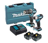 Makita DLX2414ST 18V LXT 2 Piece Combo Kit (2 x 5.0Ah Batteries)
