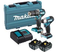 Makita DLX2414ST 18V LXT 2 Piece Combo Kit (2 x 5.0Ah Batteries)