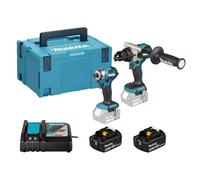 Makita DLX2549TJ 18v Cordless Brushless Twin Kit 2 x 5.0ah Batteries,