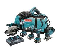 Makita DLX6068PT 18V Li-ion LXT 6 Piece Combo Kit complete with 3 x 5.0 Ah Li...