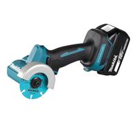 Makita DMC300 18v LXT Cordless Brushless Disc Cutter 76mm 2 x 5ah Li-ion Charger Case