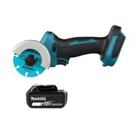 Makita Dmc300Z 18V Lxt Cordless Brushless 76mm Cut-Off Saw With 1 X 3Ah Battery