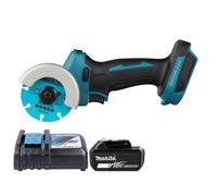 Makita Dmc300Z 18V Lxt Cordless Brushless 76mm Cut-Off Saw With 1 X 3Ah Battery & Charger