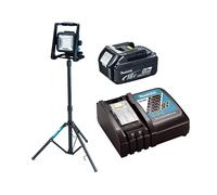 Makita DML805 18v 110v LXT LED Work Light Site Light + Tripod + 5AH Battery