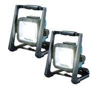 Makita Dml805 18V / 14.4V / 240V Lxt Li-Ion Led Work Light Site Light Twin Pack