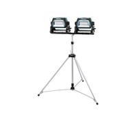 Makita DML809 18v 110v LXT Li-Ion LED Work Light Site Torch Twin Pack & Tripod