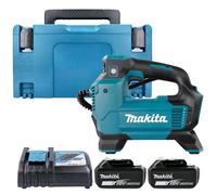 Makita Dmp181Z 18V Lxt Cordless 3-Speed 11.1Mbar, 22L/min Tyre Inflator With 2 X 5Ah Batteries, Charger & Case