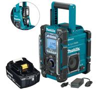 Makita DMR301 Digital DAB Built in Charger Site Radio DAB Bluetooth & 18v BL1830