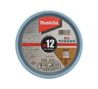 Makita A60U Thin Stainless Steel Cutting Discs 115mm Pack of 12